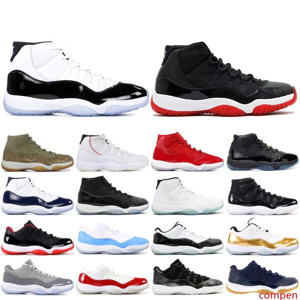

11 11s men basketball shoes chicago concord midnight navy pm heiress gamma blue olive lux designer high sports sneaker