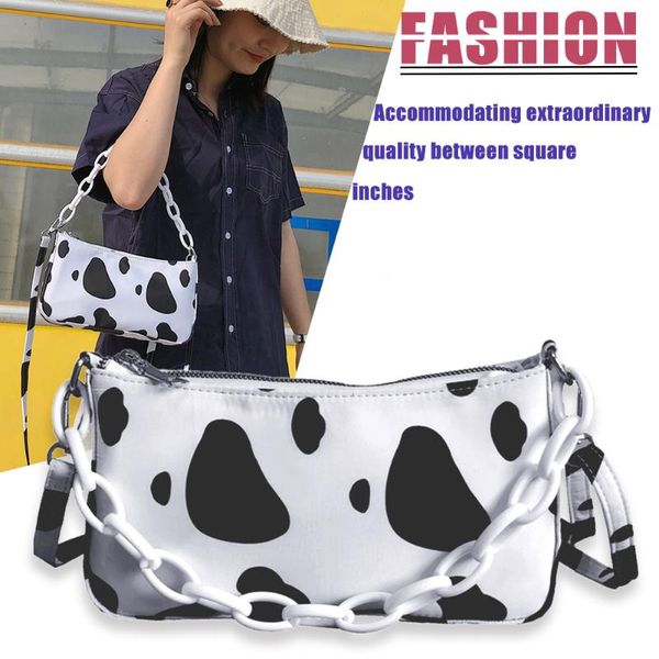 

oxford women shoulder bags messenger pouch cow spot chain handbag purse