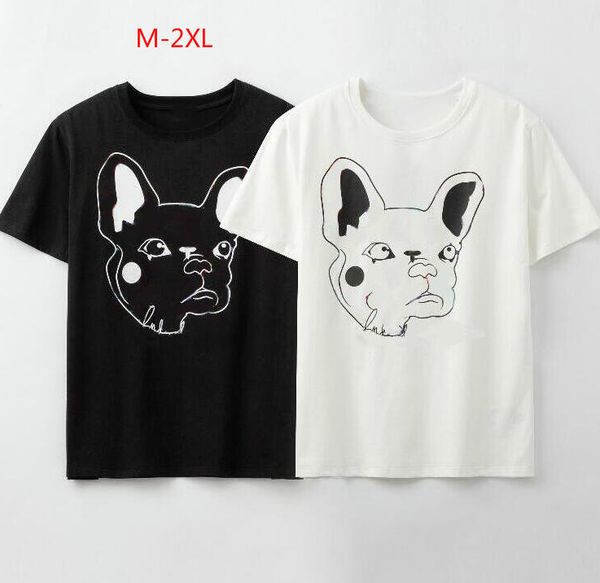 

2020 summer designer t shirts for mens tee shirt with animal letters brand t-shirt men women couple tshirt zwn203163, White;black
