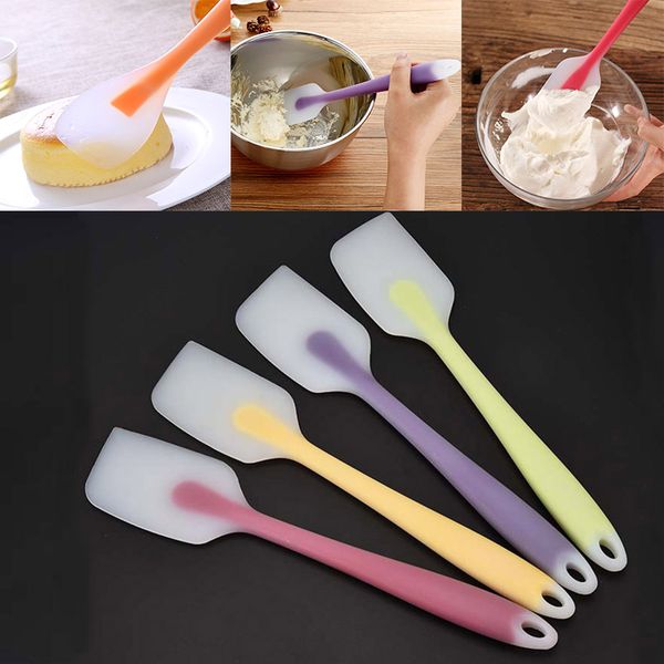 

new silicone cake scraper cake cream butter spatula mixing cooking scraper brush silicone baking tool in stock an2890