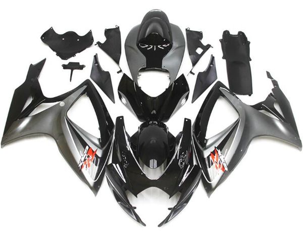 

4gifts new abs motorcycle full fairings set fit for suzuki gsx-r600 gsx-r750 600 750 k6 gsxr 2006 2007 06 07 gray