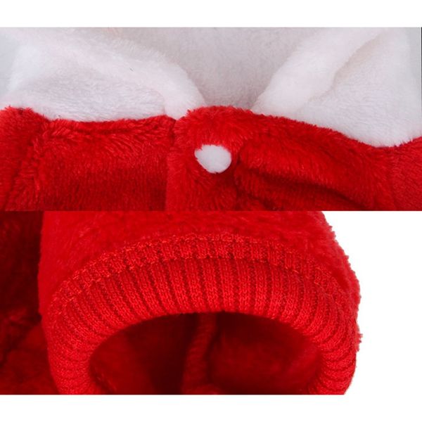 

red cute dog cat puppy clothes chihuahua clothing jacket for small medium dogs soft fleece winter pet cat costume