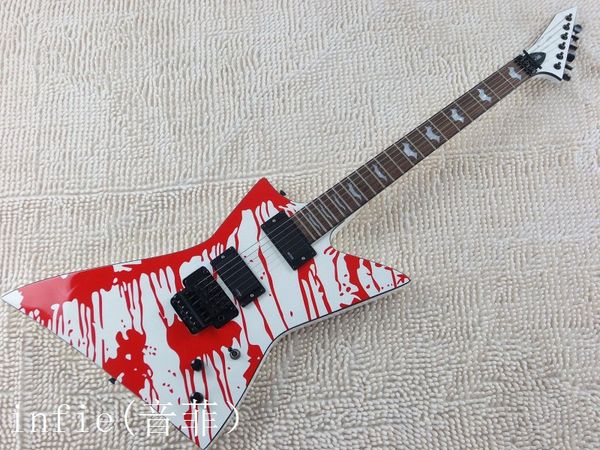 

бесплатная доставка новых lectric гитары фасонные активные звукосниматели emg одна капля крови может быть изменен на гитаре