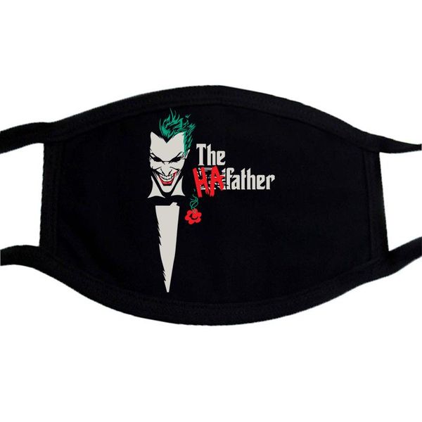 

моющийся unisex пылезащитные маски joker отец hip hop смешные печать рот муфельные маска ветрозащитный black winter keep warm mask itahy