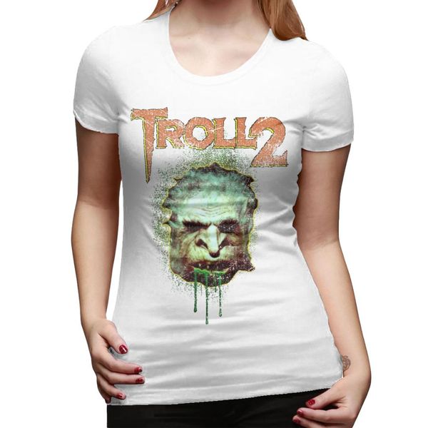 

toxic holocaust t-shirt troll 2 goblin t shirt printed navy women tshirt o neck simple ladies tee shirt, White
