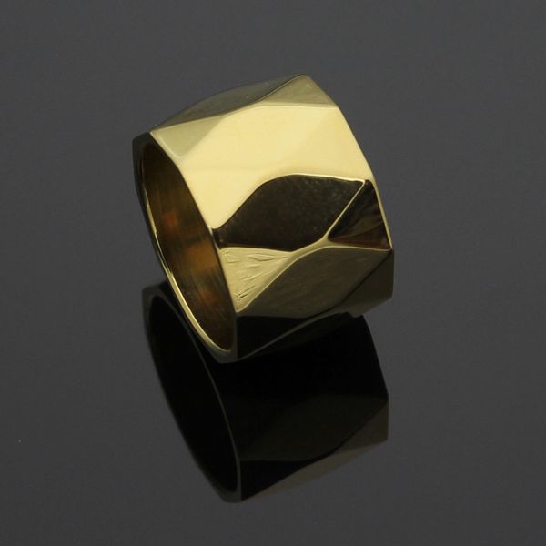 

2020 wide diamond ring 18k gold foreign trade couple ring1, Silver