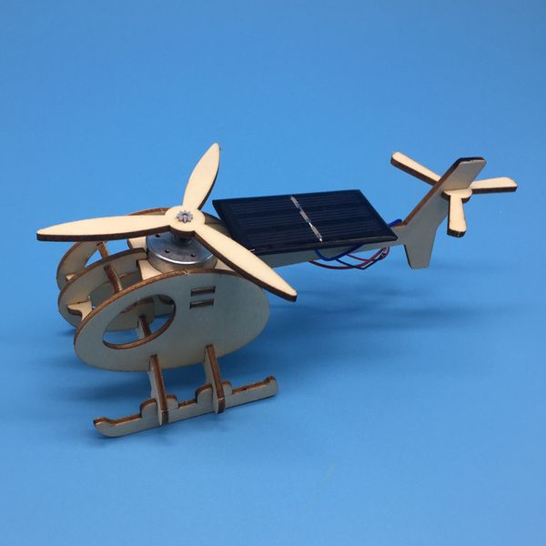 Wissenschaft und Technologie, kleine Produktion, interessante Erfindung, Mini-Solarhubschrauber, Grundschüler, DIY-Puzzle-Montagespielzeug