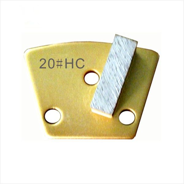 

single bar segment diamond grinding block trapezoid concrete grinding shoes for terrazzo floor renovation 40x12x12mm 12pcs