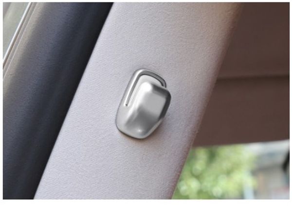 

interior abs chrome b pillar column hook cover trim sticker car styling accessories diy new sticker for maserati levante 2016