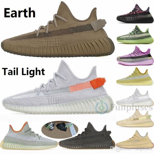 

2020 earth tail light cinder new kanye west running shoes with box stock x yecheil yeshaya marsh desert sage sulfur linen sports sneakers
