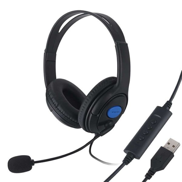 

computer gaming headphones usb office headset with microphone stereo adjustable wired headphone for computer lappc skype