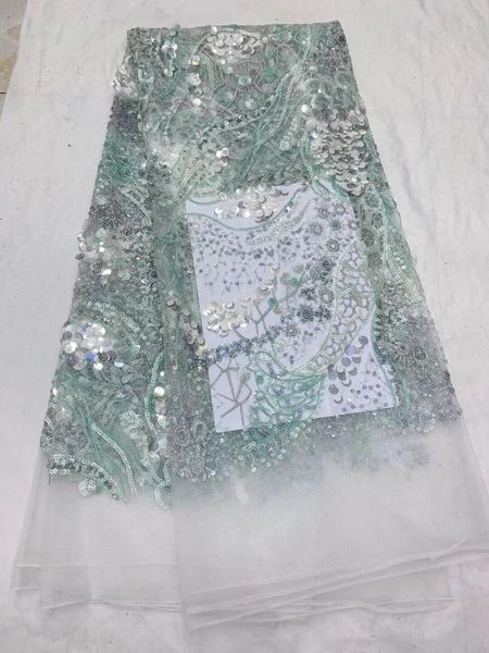 

good looking french lace fabric zh-566813 african lace fabric with sequins for party dress, Pink;blue