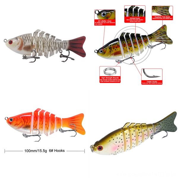 

phe2u double-sided box box wooden shrimp 10 (10cm * 15.5g) thickened luya grid translucent fishing bait