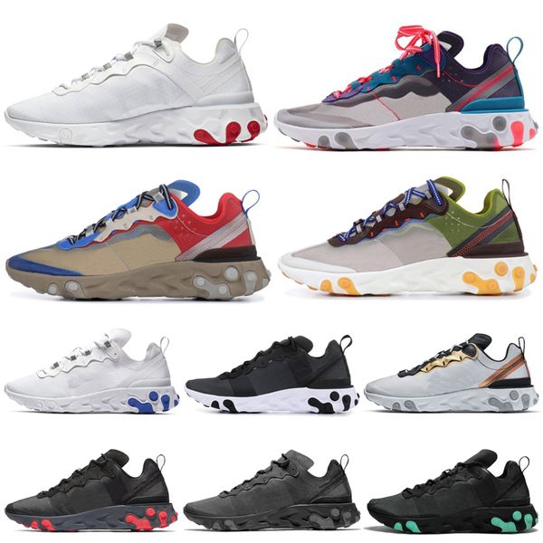 

react element 87 55 2019 running shoes men women red orbit light beige moss mens trainers sports sneakers size 36-45 for ing