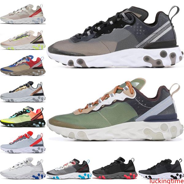 

2020 react element 87 55 running shoes for men women anthracite light bone triple black white royal tint mens trainers sports sneakers 36-45