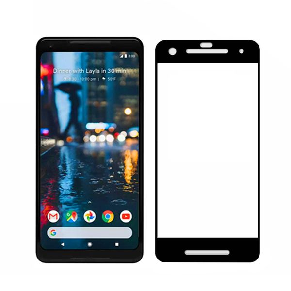 2.5D 9H Pellicola proteggi schermo in vetro temperato con durezza a prova di durezza per Google Pixel 2