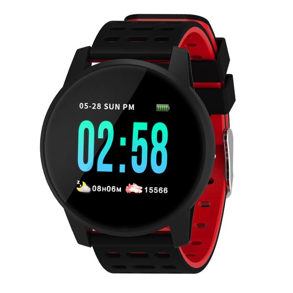 

1.3in ips screen touch sports fitness pedometer tracker ip67 smart pedometer with heart rate activity tracking step counter