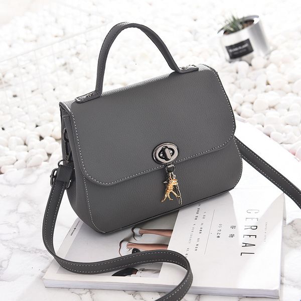 

xia li zhi grain woman package concise handbag single shoulder package diagonal package