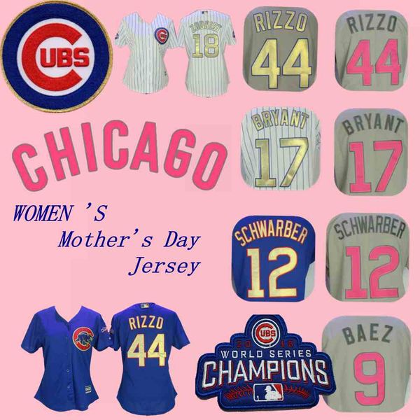 

Women 039 chicago anthony rizzo jer ey cub kyle chwarber javier baez kri bryant ru ell zobri t world erie champion mother 039 d