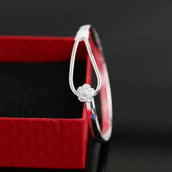 

элегантных подарок ювелирных изделий romantic портативной партия манжета серебро charm аксессуары браслет женщин, Black