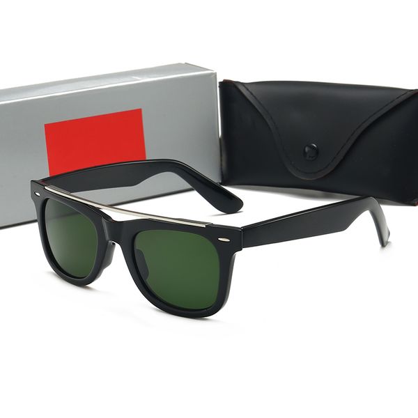 

mens metal frame designer sunglass luxury sunglasses mens goggle adumbral glasses highly quality uv400 r4540 5 colors optional with box, White;black