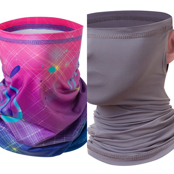 

jegmf 3d seamless magic scarf headwear skull print mask bandana sport tube uv face outdoor workout hiking motorcycle cycling facemask, Black