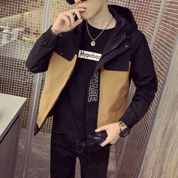 

2019 новый мужской пиджак тонкий пиджак мужской европейский и американский стиль простой мужской пиджак v46, Black;brown