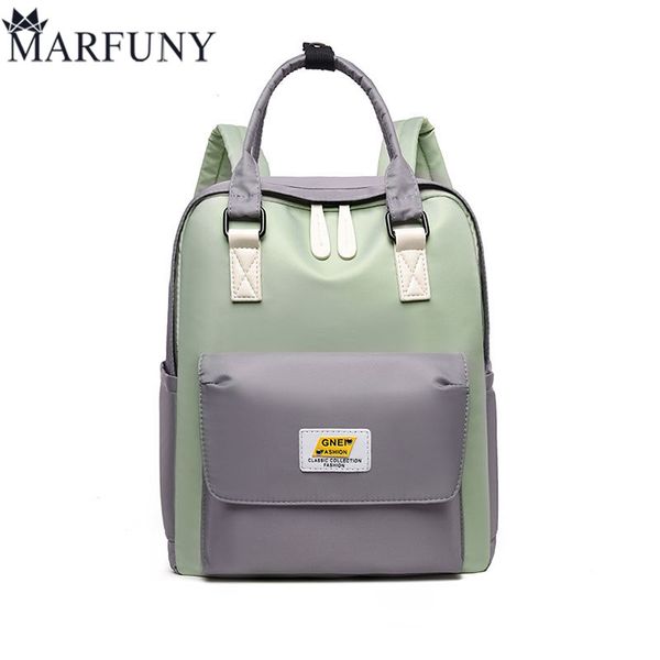 

women oxford panelled backpacks candy color waterproof school bags for teenagers girls backpacks patchwork backpack new 2019