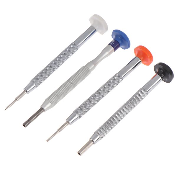 

mini glasses screwdriver sunglasses keychain ring straight cross screwdriver phone watch repair tool, Silver