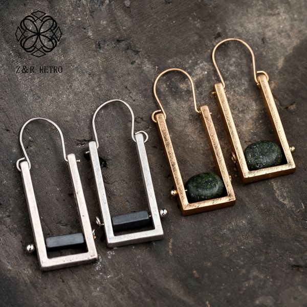 

ethnic vintage drop earrings for women fashion gold silver hanging earrings zinc alloy statement earring for party jewelry gift