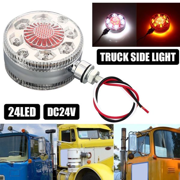 

signal lamps turn signal lights universal tail lights lorry roof light 24led 24v bright