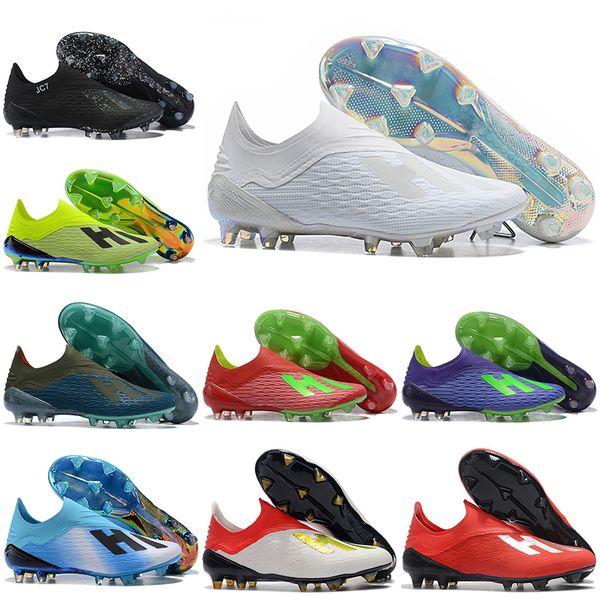 

New Mens High Ankle Football Boots World Cup X 18 FG Soccer Shoes JC7 X 18+ Speedmesh X18 Speed Mesh Outdoor Soccer Cleats