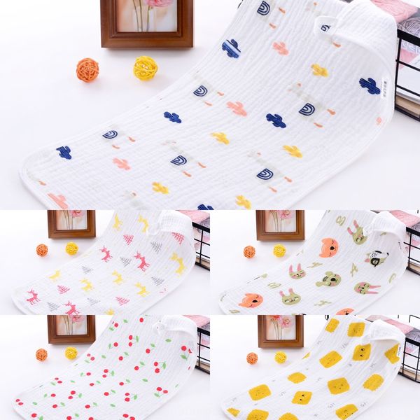 

cotton candy 4-layer pure cotton bubble gauze face 25*50 infant saliva comfortable baby children's towel face towel