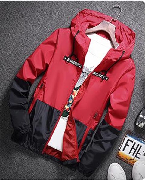 

spring autumn casual thin men's jackets clothes student long sleeve clothes jacket outerwear coats, Black;brown