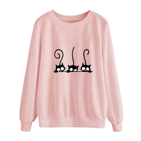 

oversized hoodies women autumn 2019 streetwear casual fashion kawaii womens clothing sweatshirt hoodies women sudadera mujer, Black