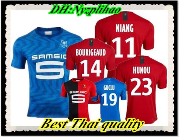 

Stade rennai 19 20 home occer jer ey 2019 2020 renne maillot de foot 7 arr 11 niang 14 bourigeaud 21 andre 23 hunou football hirt