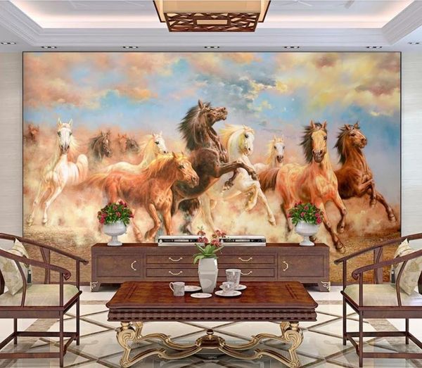 

horse wallpapers mural 3d wallpaper 3d wall papers for tv backdrop