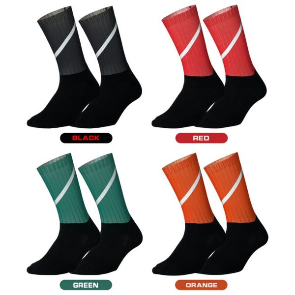 

sports running socks breathable function sports socks highly reflective cycling cycling, Black