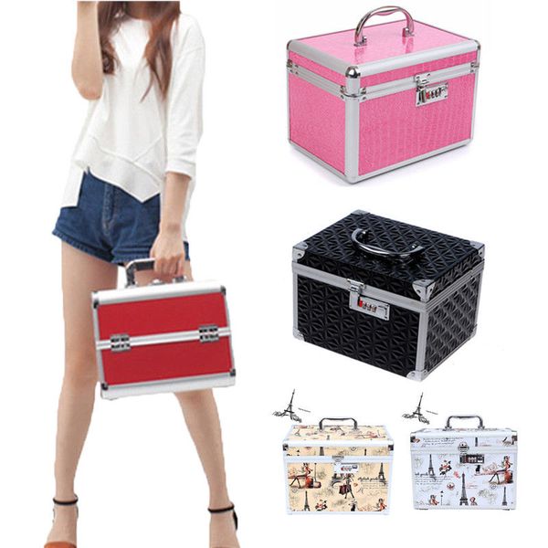 

extra large portable cosmetic beauty case make up storage box carry organiser au