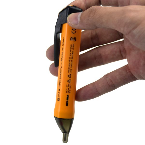 

non-contact tester pen vd03 ac 90v-1000v induction pen electric sound and light alarm without battery automatic shutdown