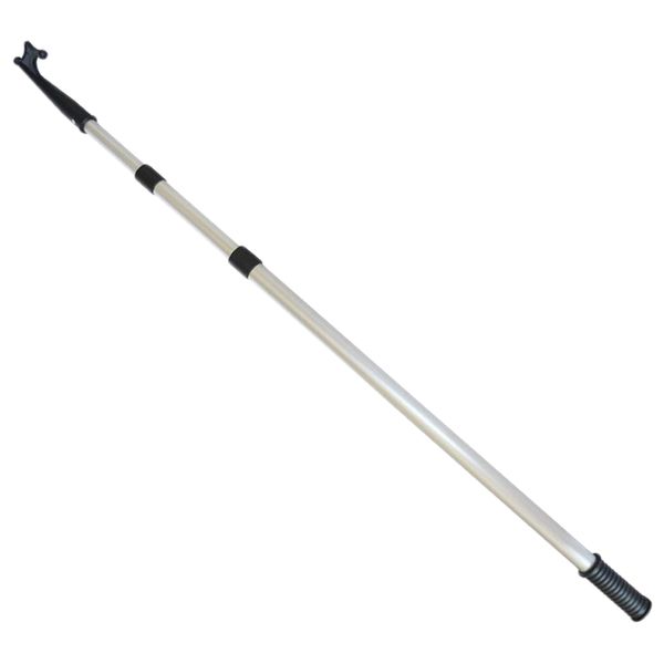 

aluminum telescoping scratch-resistant boat hook with ultra-durable nylon tip - 3.5-feet to 7.6-feet 107cm to 234cm