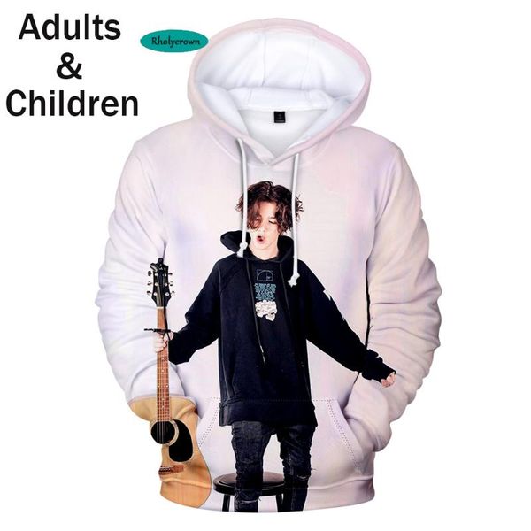 

горячих 3d printed пэйтон moormeier толстовка мужчины женщина толстовка мода осень hip hop дети hoodie повседневных мальчики девочки уличный, Black