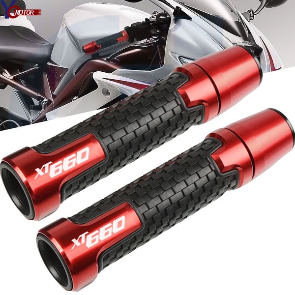 

new style motorcycle handle grips motorbike handlebar end for yamaha xt660 xt 660 xt-660 2004 2005 2006 2007 2008 2009 2010-2017