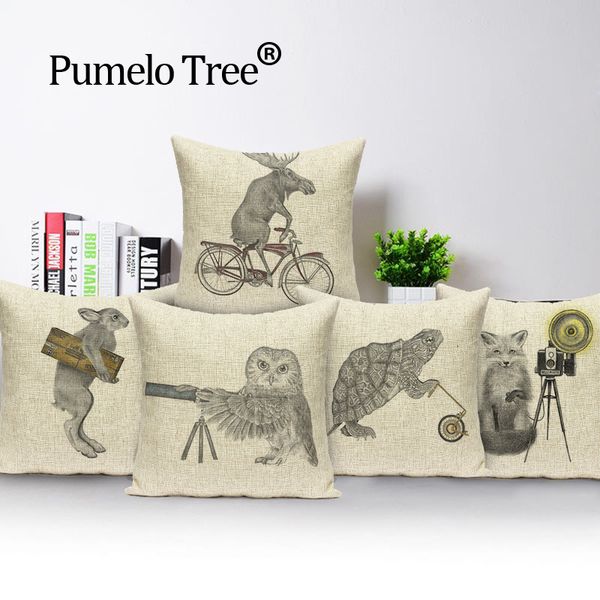 

cartoon pug pillow cover splicing animal car seat cover new cushion cover decorative cushion covers custom throw pillows