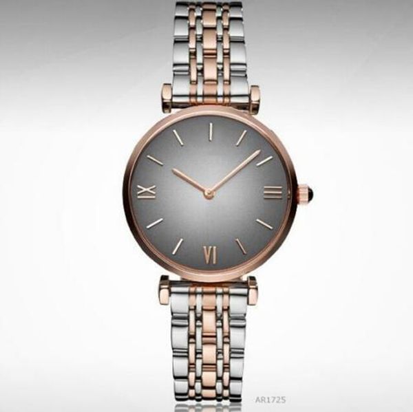 

высокое качество мода 32мм женщин из нержавеющей стали япония кварцевые часы ar1683 ar1725 ar1955 ar1956 ar1682 ar11128 ar11129 ar11235 ar11, Slivery;brown