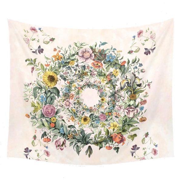 

mandala hippie bohemian tapestry wall hanging flower colorful cool home decor circle of life for bedroom 150*130cm