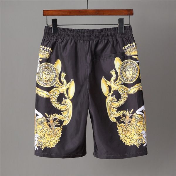 

18 ss necessities luxury street summer retro shorts breathable cool beach shorts fashion casual loose sports men's and women's pan, Gray