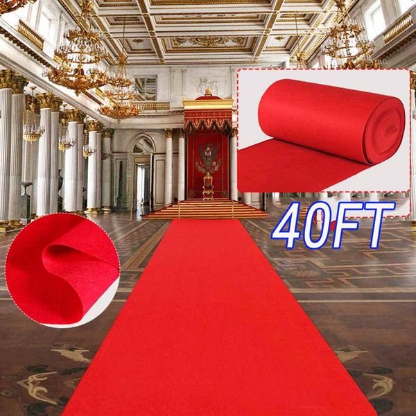 

1.5/5/10/12m outdoor red carpet mats aisle wedding banquet film festivals parties celebrations awards events decoration carpet