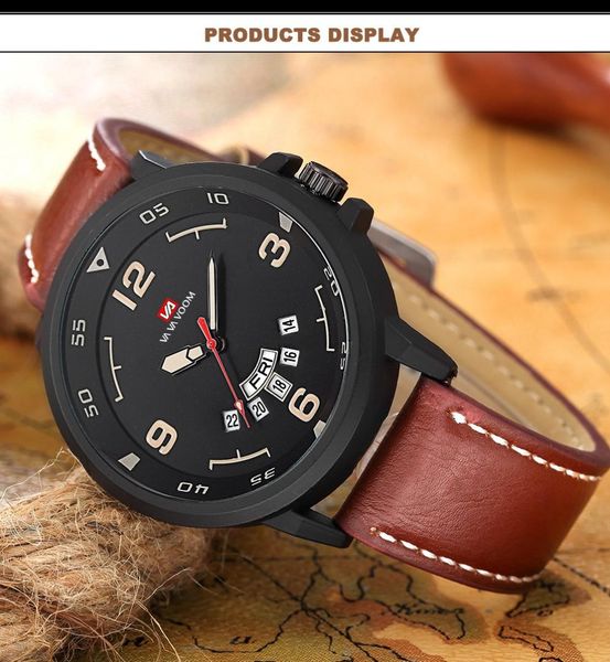 

luxury male clock simple business quartz men watch fashion dress ladies watches leather strap sports wristwatches montre femme, Slivery;brown