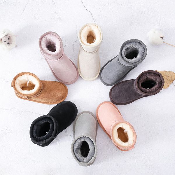 

2019 childrens athletic shoes kids boys snow boots child huarache legend blue outdoor sneakers size 24-35, Black;grey